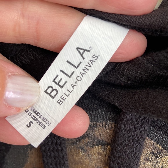 Cropped hoodie black and gold moon πππ - Picture 8 of 11